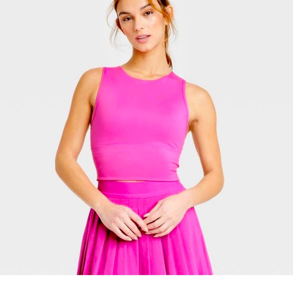 All in Motion Hot Pink Longline Sports Bra